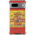 Spain Flag Dark Wood Google Pixel 8 Clear Case
